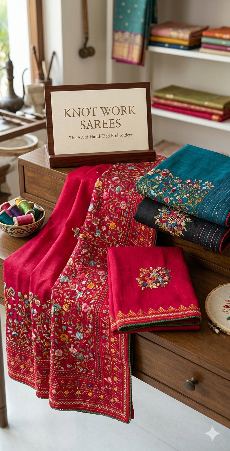 Knot Work Sarees
