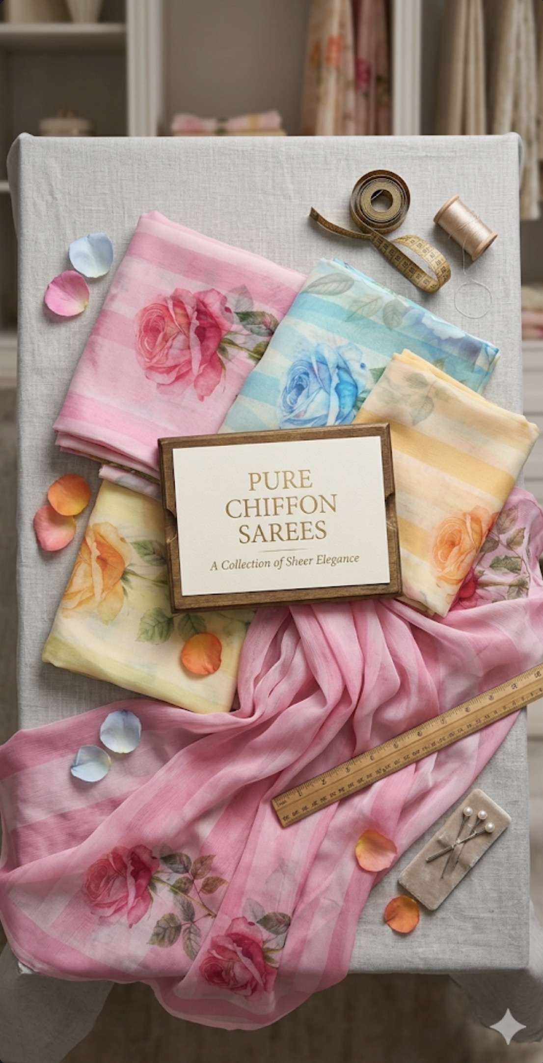 Pure Chiffon Sarees